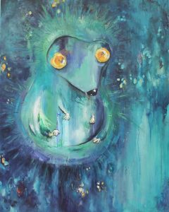 "Lille fakir" 80 x 100 cm