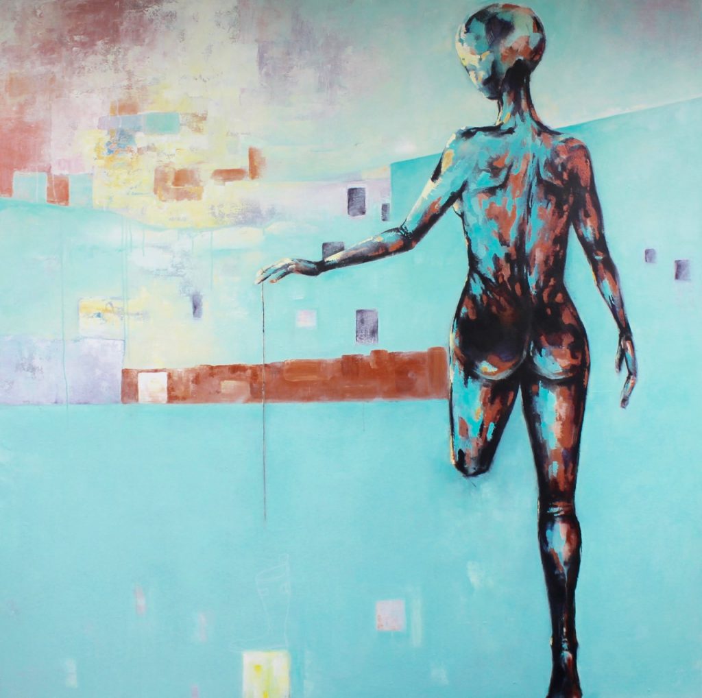 "Disappearance" 180 x 180 cm