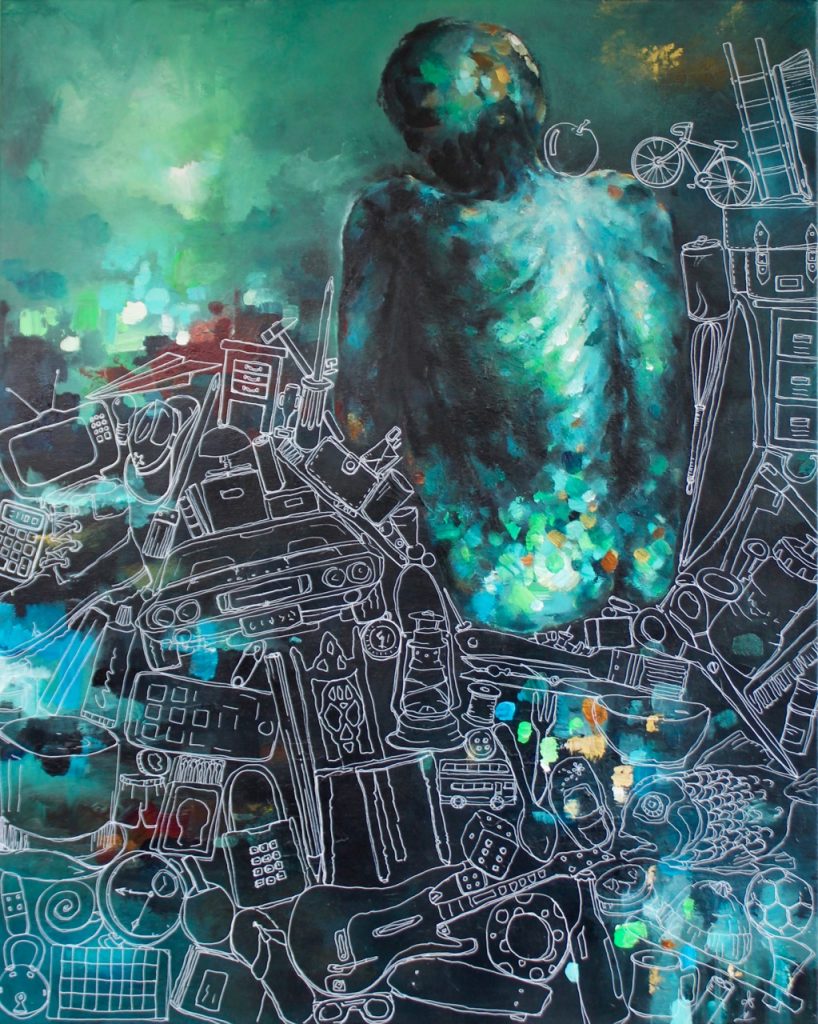 "Everything" 80 x 100 cm