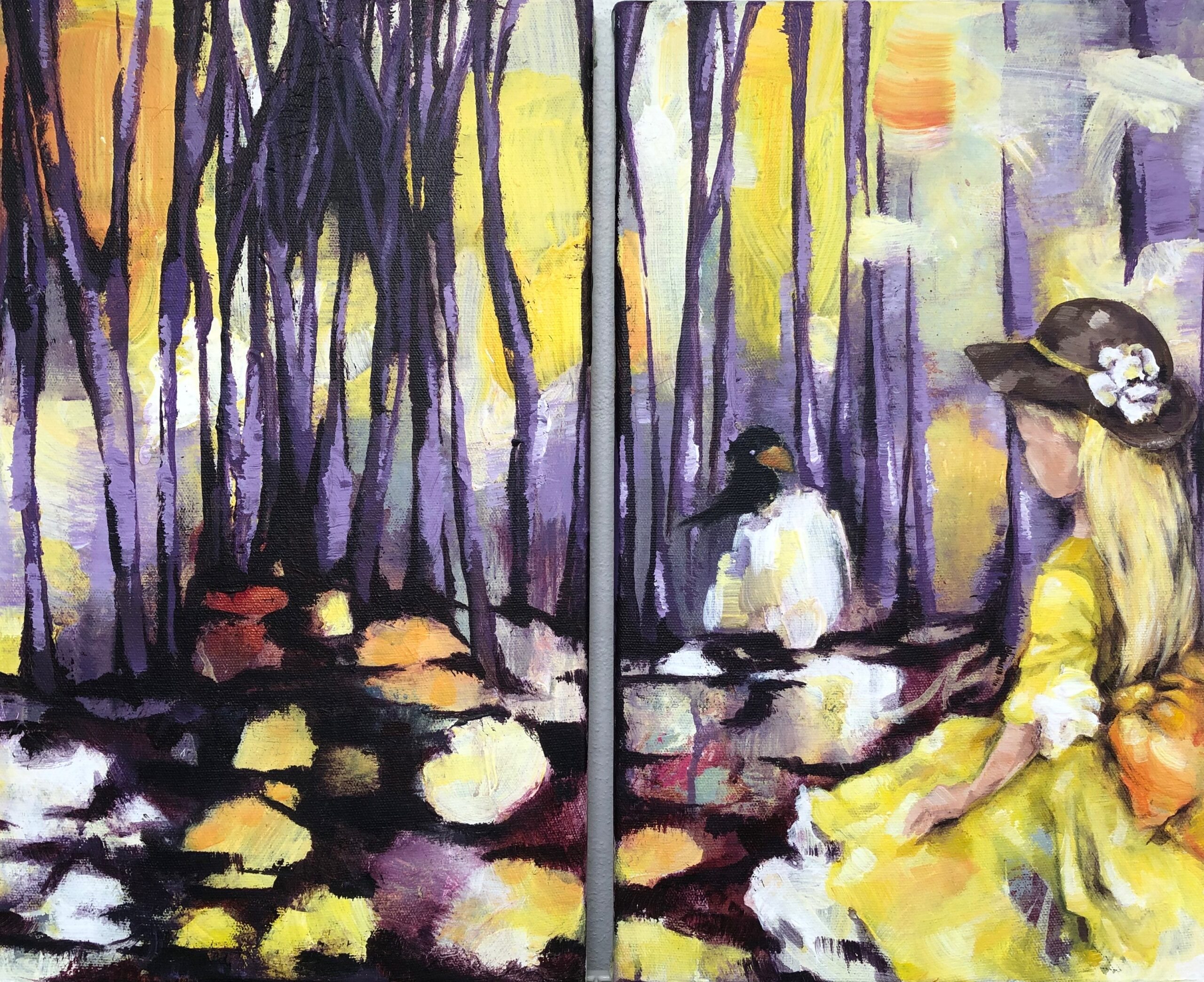 "Where do I go from here?" 50 x 60 cm