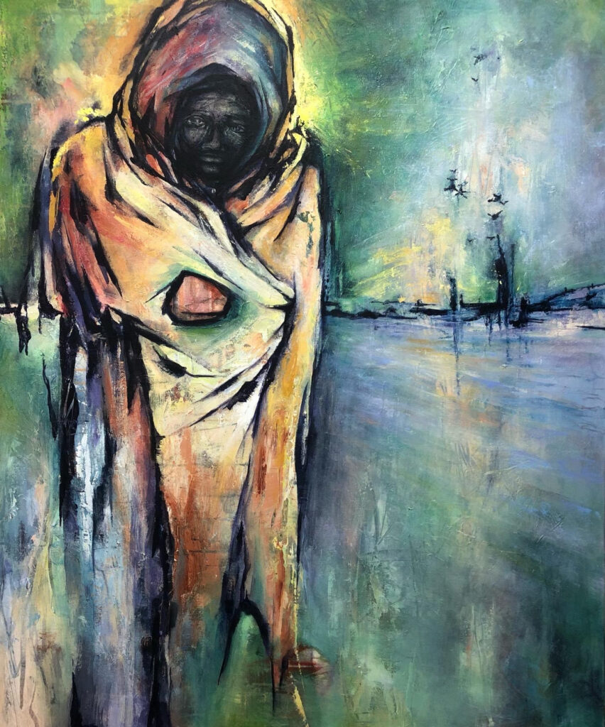 "Somewhere..." 100 x 120 cm